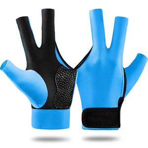 Guantes de Snooker Profesionales de la Mejor Calidad, Personalizables, para Hombre, Antideslizantes, de 3 Dedos - Product Image 1