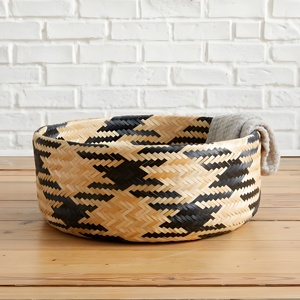 <b>Bamboo</b> <b>basket</b> organizer for pantry space saving storage <b>baskets</b> best pick household essentials - Product Image 1