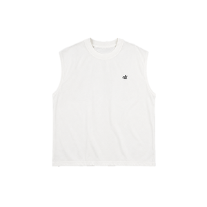 Lightweight Sleeveless Muscle T-<b>shirt</b> Custom Printed Logo Soft 100% Cotton Relaxed Breathable Streetwear Casual Men's <b>shirts</b> OEM - Product Image 4
