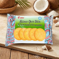 Coconut Paradise Crisps, saveur noix de coco grillée sucrée, craquelins croustillants 160g |   Faible teneur en sel et en glucides |   ODM disponible directement