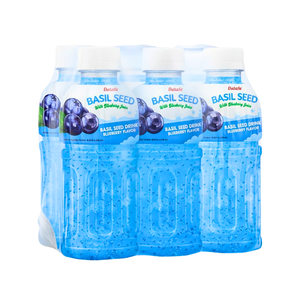 Bebida de Semillas de Albahaca con Jugo de Arándanos en Botella PET de 320ml, con Fibra y Antioxidantes, OEM/ODM, Marca Privada - Product Image 5