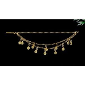 New Design Gold Plaetd Ear Chain for Engagement <b>Wedding</b> <b>Gift</b> Style Indian Traditional Ideal For <b>Wedding</b> Festive Occasions - Product Image 2