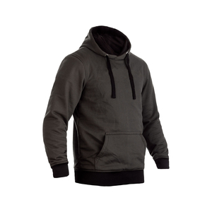 เสื้อฮู้ดมอเตอร์ไซค์ผู้ชาย OEM สำหรับ Kevlar พร้อมซิปสีเงินและซับในอะรามิด เสื้อกันลมป้องกันลม แบบสวมใส่สบาย ปลอดภัย - Product Image 3