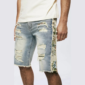 Shorts de Mezclilla Casuales de Corte Regular para Hombre, Estilo Nuevo, Hechos a Medida, Color Sólido, Venta al Por Mayor - Product Image 5