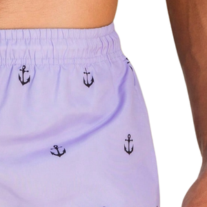 <b>Men</b> Woven Printed <b>Swim</b> <b>Shorts</b> Quick Dry Breathable Elastic Waist Drawstring Casual Fit Summer Water Sports Holiday - Product Image 5