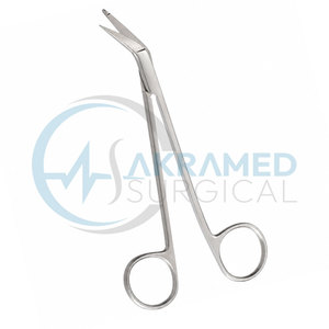 Taylor Brain Scissors Angled Stainless Steel <b>Neurosurgery</b> Surgical <b>Instrument</b> Reusable CE Certified Manual 18cm - Product Image 2