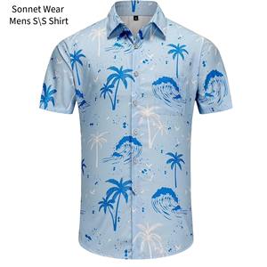 Camisa de Manga Corta con Estampado AOP para Hombre - Product Image 3