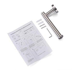 Portarotolo da Parete Moderno in Acciaio Inox SUS304 Antiruggine con Finitura Nichel Spazzolato - Product Image 4