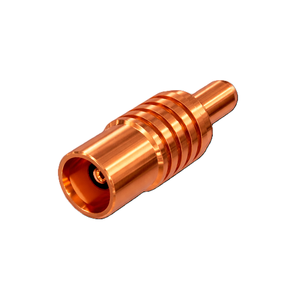 ขั้วต่อโคแอกเชียล RF ทองแดงคุณภาพสูงสำหรับการส่งสัญญาณ ขั้วต่อ RF ทองแดงที่ผลิตด้วยเครื่อง CNC ขั้วต่อ RF ทองแดงที่มีความแม่นยำสูง - Product Image 3