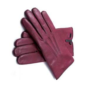 Guantes de lana cálidos de invierno para hombre, guantes de trabajo de piel de oveja impermeables para invierno - Product Image 3