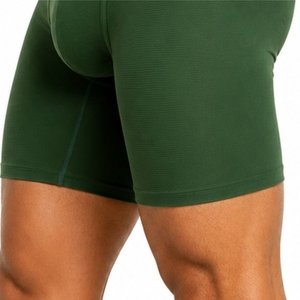 Men's <b>Boxer</b> Briefs Soft Stretch Comfortable Breathable Quick Dry Solid Color Knitted Spandex Performance Athletic Underwear - Product Image 6