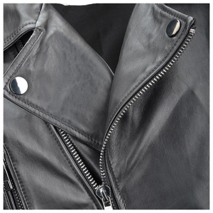 Chaqueta de Cuero para Hombre con Acabado Liso y Tela Resistente para Uso Diario - Product Image 4