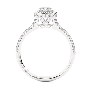 Anillo de Diamantes Redondos de Lujo de 1.08CT del Fabricante en Oro Sólido de 18K, Joyería de Compromiso con Diamantes Naturales Personalizados - Product Image 4