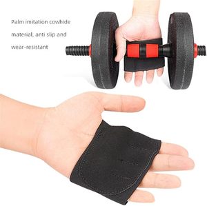 Gants d'entraînement avec bandes de maintien pour les poignets, demi-doigts, fermeture à lacets, légers, pour hommes et femmes, pour la musculation, le cyclisme, la gym, le fitness, le cross-training - Product Image 1