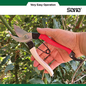 Sécateur de taille SONO J302 avec poignée en plastique TPR antidérapante, lames en acier au carbone chromé, qualité industrielle pour le bricolage - Product Image 4