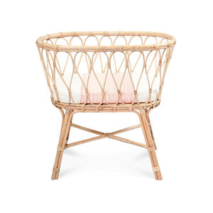 Lit bébé en rotin, berceau pour nouveau-né, lit d'enfant, berceaux, lit bébé au prix le plus bas, berceaux naturels - Product Image 1