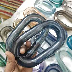 Customization resin Chain links very big size and <b>clear</b> colors multi colors resin big links available - Product Image 6