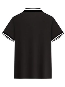 Camisas Casuales de Manga Corta para Hombre al por Mayor, Logotipo Personalizado, Diseño Sólido, Tejido de Poliéster/Algodón, Transpirable, de Secado Rápido, 220 Gramos - Product Image 5