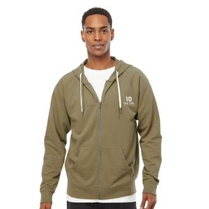 Sweat-shirt à capuche zippé en tissu bouclette léger unisexe, veste décontractée, tissu doux, vêtements confortables pour tous les jours - Product Image 1
