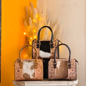 Sacs à main en cuir véritable Venus : Légers, imperméables, de luxe, portables, faits main, style western, à motifs floraux – Nouveauté très prisée pour les voyages et l'extérieur - Product Image 5