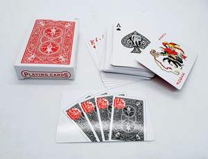 Cartas de Juego Marcadas con Diseño de Bicicleta Roja para Magia y Mentalismo, con Tarjeta de Doble Reverso de Regalo - Product Image 5