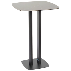 Mesa de Bar de Madera de Estilo Industrial Premium con Base Metálica Resistente, Muebles para Restaurante, Cafetería, Pub, Hotel, Cocina y Hogar - Product Image 1