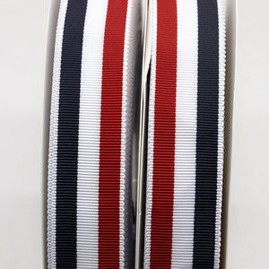 Ruban en gros-grain personnalisé double face en tissu écologique pour ruban de médaille ou de badge - Product Image 4