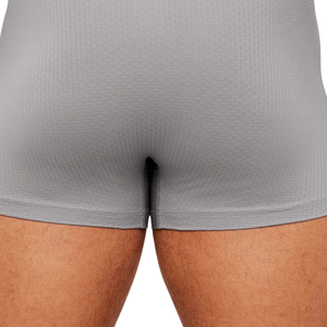 Boxers gris pour homme, respirants, extensibles, compressifs, anti-transpiration, pour le sport, la gym et les activités sportives. - Product Image 6