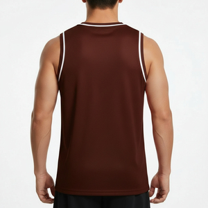 Camiseta de Baloncesto Transpirable de Malla, Fabricante de Camisetas Deportivas, Uniforme de Entrenamiento para Jóvenes y Adultos, Venta al Por Mayor - Product Image 2