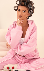 Sweat à capuche zippé en molleton de coton doux de haute qualité pour femmes, couleur et design personnalisables, logo frontal - Décontracté pour l'hiver/l'automne/le printemps - Product Image 6