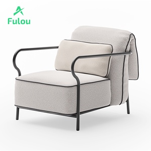 Sofá <span class=keywords><strong>de</strong></span> Aluminio Moderno y Resistente <span class=keywords><strong>para</strong></span> Exteriores, Cojín Cómodo Resistente al Agua, Sillón <span class=keywords><strong>de</strong></span> <span class=keywords><strong>Jardín</strong></span> <span class=keywords><strong>para</strong></span> Patio, Villa, Hotel - Product Image 1
