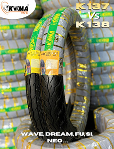 KUMA Motorcycle Tire Casing <b>70</b> 90R 17 80 90R 17 TT TL 44P Replacement Tire for Motorcycles with 17 inches - Product Image 3