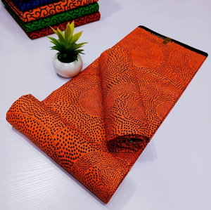 ผ้าพิมพ์ลายแอฟริกันอังการาขายดีที่สุด ผลิตจากผ้าฝ้าย 100% โดย Hitjem Export จัดจำหน่ายให้กับตลาดแอฟริกา ฝรั่งเศส และเกาะต่างๆ - Product Image 4