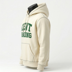 Sudadera con Capucha Informal de Felpa 100% Algodón, Transpirable y Gruesa, para Hombre y Mujer, 350 Gramos, Más de 40 Colores y Tallas, Logotipo Personalizado, OEM, ODM - Product Image 6