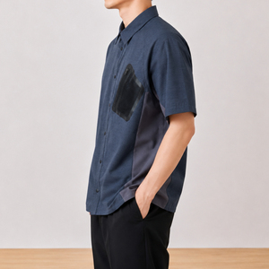 Chemise décontractée pour homme, respirante et anti-transpiration, couleur mélangée - Product Image 2