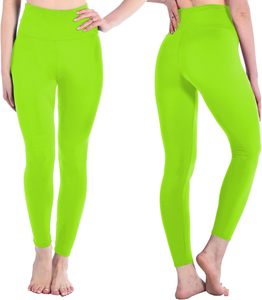 Wholesale Womens Premium Spandex/Polyester Leggings High Waist Soft Stretch Eco-Friendly Quick Dry Everyday Wear Yoga Gym - Product Image 1
