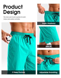 Trendy Summer Beachwear Board Shorts <b>Mens</b> Custom Swim <b>Trunks</b> Lightweight Quick Dry Polyester Shorts with Sublimation Print - Product Image 6