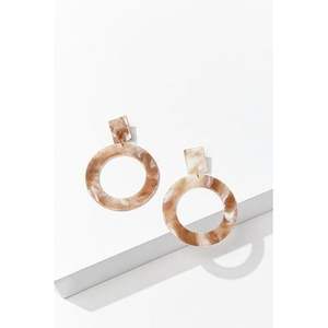 ต่างหูเรซิ่นทำมือสุดเก๋ ทนทาน เงางาม ดีไซน์คริสตัลทันสมัย - Product Image 2