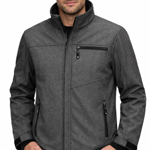 Chaqueta Casual de Invierno con Capucha para Hombre HAPPY HORSE, Chaqueta Softshell Impermeable y Cortavientos, Exterior de Nailon y Algodón, Forro de Poliéster y Algodón - Product Image 1