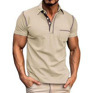 Camisa Casual de Manga Corta para Hombre, de Alta Calidad, Verano, Tejido Sólido, Secado Rápido, Estampado Digital, Poliéster y Spandex - Product Image 3