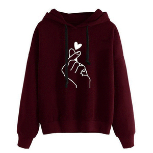 Sudadera con Capucha de Lana Personalizada al por Mayor, Corte Regular, para Mujer, Nueva Llegada, 100% Algodón y Lana, Fabricante de Ropa, CP-WH-08 - Product Image 2