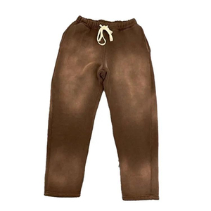 Conjunto de Sudadera con Capucha y Pantalones Deportivos con Efecto Ácido, Estilo Vintage, Degradado, Holgado, Informal para Hombre, Conjunto de Dos Piezas - Product Image 4