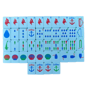 Juego de Mahjong Americano de 4 Capas con Grabado Personalizado, Fichas de Mahjong Acrílicas con Diseño del Mago de Oz, Nuevo Patrón - Product Image 4