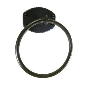 Decorative Iron Towel Ring For Bathroom Wall Mounted Hand Towel Holder Vintage Finish <b>Strong</b> Metal Frame - Product Image 1