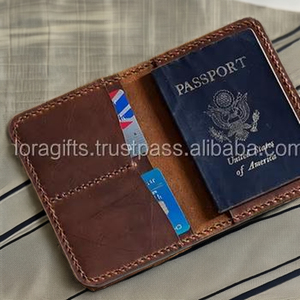 Nuevos estuches para tarjetas de pasaporte marrones al por mayor, artículos de regalo - Product Image 2
