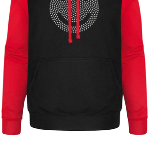 Custom Color Slim Fit Men's Winter Fashion Basics Cotton Blended Hoodies with Rhinestones & <b>Personalized</b> Design Winter Hoodies - Product Image 4