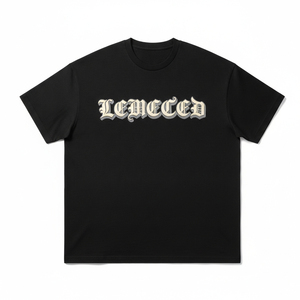 T-shirt uni à impression en relief, graphiques texturés 3D personnalisés, tee-shirt oversize pour homme, vêtements streetwear haut de gamme 100% coton, achat en gros - Product Image 1