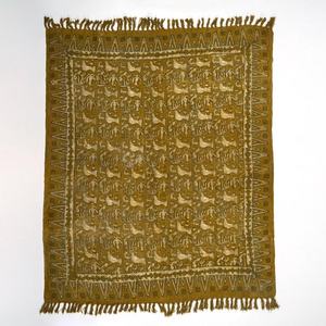 Jeté de canapé en coton imprimé oiseau en coton fait main pour salon canapé canapé voyage textile pour la maison - Product Image 4