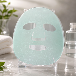 OEM Y583 40GSM Feuille de masque en fibre de thé vert antioxydante, Matières premières pour substrat de masque facial et soin de <span class=keywords><strong>la</strong></span> peau - Product Image 1