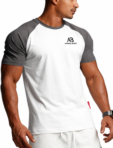 Camiseta de Manga Corta Casual para Hombre, Marca AMY, 100% Algodón, Corte Regular, Lisa, con Logotipo Personalizado al por Mayor - Product Image 3